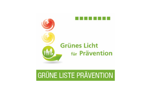 Logo der Stiftung: Grünes Licht für Prävention